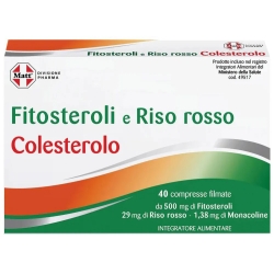 Phytosterols and red rice - cholesterol supplement 40 tablets