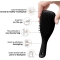 The Ultimate Detangler Mini - Detangling Brush - black