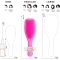 The Ultimate Detangler - Detangling Brush - Runaway pink