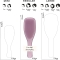 Ultimate Detangler Chrome - Detangling Brush - Mauve copper