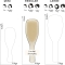 Ultimate Detangler Chrome - Detangling Brush - Champagne gold