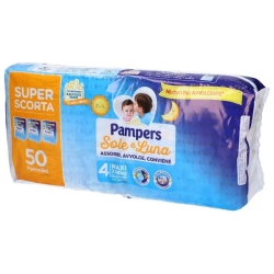 Sole E Luna Maxi - 50 Diapers Size 4 (7-18 Kg)