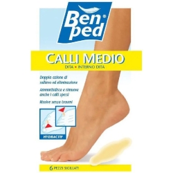 Benped Corns Medium - 6 Callus Plasters