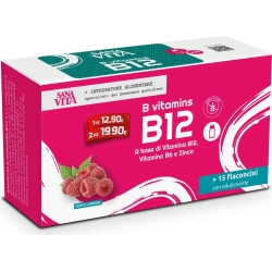 Sanavita B-Vitamins B12 - Tiredness & Fatigue Supplement 15 Vials