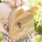 My First Bag - backpack - Quilted Beige