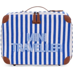 Mini traveler - children's suitcase - blue stripes