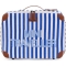 Mini traveler - children's suitcase - blue stripes