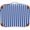 Mini traveler - children's suitcase - blue stripes