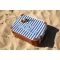 Mini traveler - children's suitcase - blue stripes