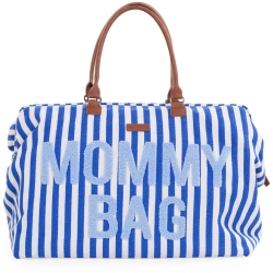 Mommy Bag - Travel Bag With Changing Station - blue lines
