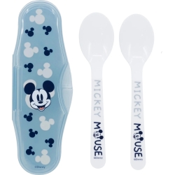 Mickey Mouse - 2 Spoons with Case Set