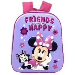 Disney Minnie 3D Friends Make Me Happy - Kindergarten Backpack 30 cm