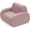 Twist Armchair Dusty pink