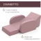 Twist Armchair Dusty pink