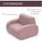 Twist Armchair Dusty pink