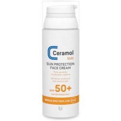 Ceramol Sun Protection Face Cream SPF50+ - Face Sun Cream 50 Ml