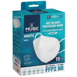 Musk - 10 white masks FFP2