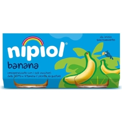 Banana 4+ months - Baby food 2x80 g