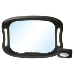 Car Rearview Mirror With LED And Remote Control