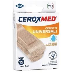 12 Medium Universal Plasters 7 cm x 2 cm