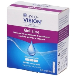 Hylo-Vision Gel Sine - Moisturizing Eye Drops 20 Vials