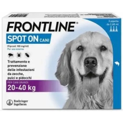 Spot-on Dogs (20-40 kg) - Antiparasitic treatment 3 pipettes