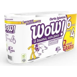 Six rolls - 6 rolls of toilet paper