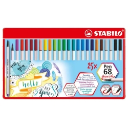 Pen 68 brush - 25 Brush tip markers
