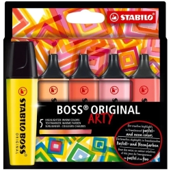 Boss Original Arty Warm - 5 Assorted Colors Highlighter