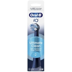 Ultimate Clean - 2 Black Electric Toothbrush Replacement Heads