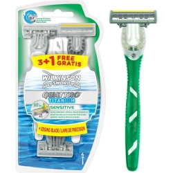Razor Shaving Disposable Titanium Sensitive 3 + 1