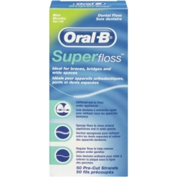 Super Floss - 50 pre-cut dental flosses