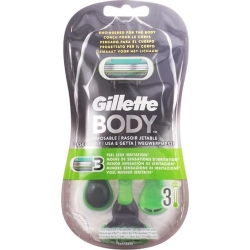 body disposable razor 3 razors package