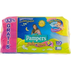 Sole e Luna - Sanitizing wipes double pack 120 wipes