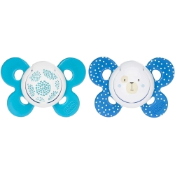 Soother Physio Comfort Silicon boy 6-12m 2 pieces assorted colors