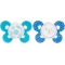 Soother Physio Comfort Silicon boy 6-12m 2 pieces assorted colors