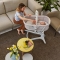 baby hug cradle bouncer 4 in 1 - glacial