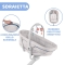 baby hug cradle bouncer 4 in 1 - glacial