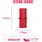 Dental-Stick Dog Toy Small-Red