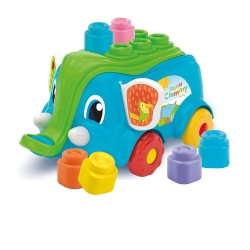 Soft clemmy elephant wagon
