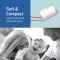 Compact Soft - Toothbrush with soft bristles in assorted colors