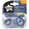 Closer to Nature - 2 silicone soothers night time 6/18m - assorted models