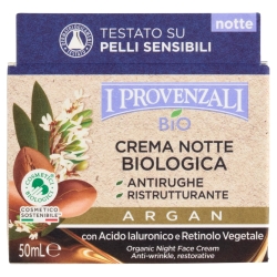 Organic argan anti-Wrinkle Face Night 50 Ml
