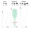 Detangling Fine & Fragile - hairbrush for fine Purple Mint