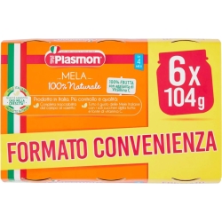 baby food with apple - 6 x 104 g