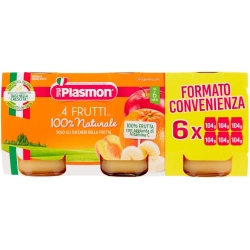 Baby Food 4 frutti - 6 x 104 g