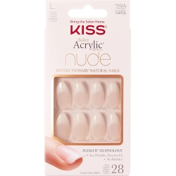 Salon Acrylic French Nude - 28 nails kan06c