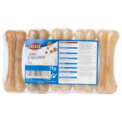 Pressed Chewing Bones - 5 pieces 8cm
