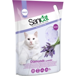Diamonds Lavender - Silica litter 5 l