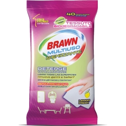 Brawn - 40 multi-purpose sanitizing wipes